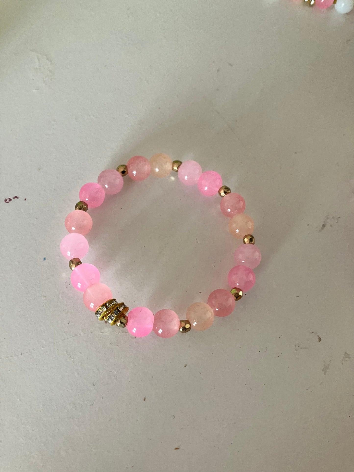 Peach bracelet